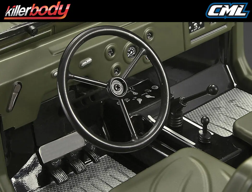 Killerbody Black Plastic Parts for Warrior Body – RC Cars