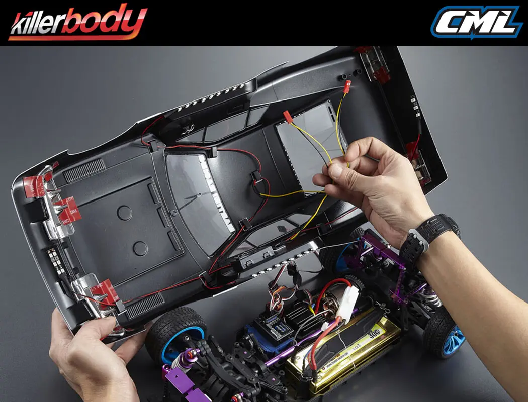 Killerbody Led Unit Set for Ro of Light (5 White Leds/Dia:5mm – RC Cars