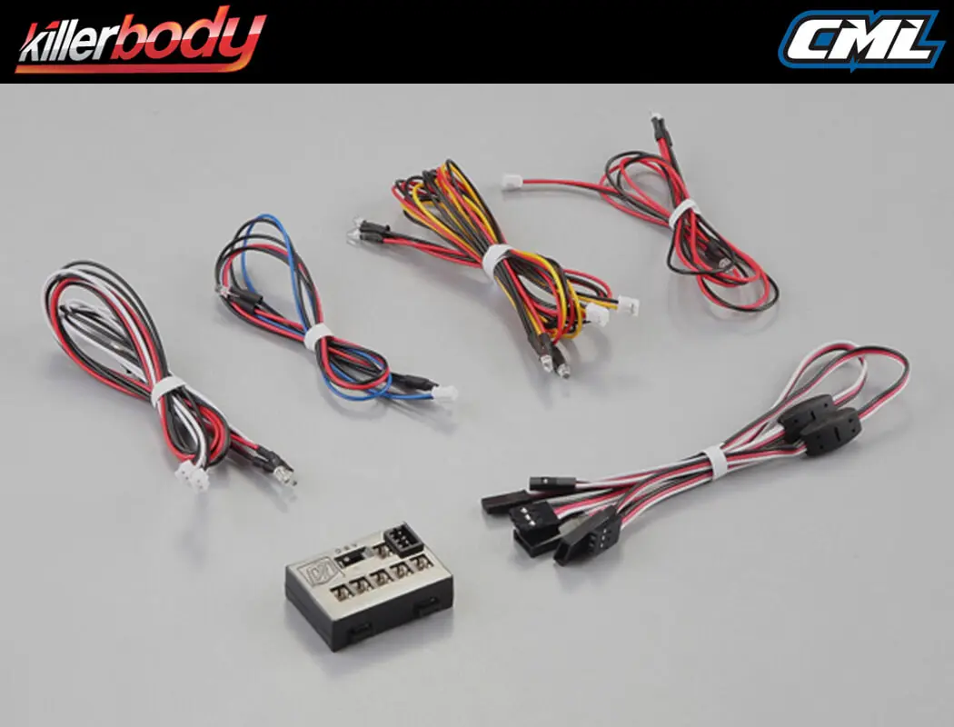 Killerbody Led Unit Set With Control Box (12 Leds/Dia:3m) – RC Cars