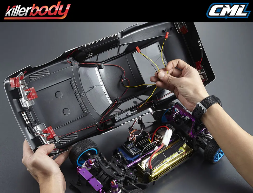 Killerbody Led Unit Set With Control Box (12 Leds/Dia:3m) – RC Cars