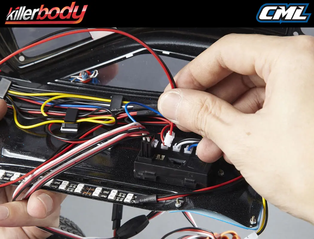 Killerbody Led Unit Set With Control Box (12 Leds/Dia:3m) – RC Cars