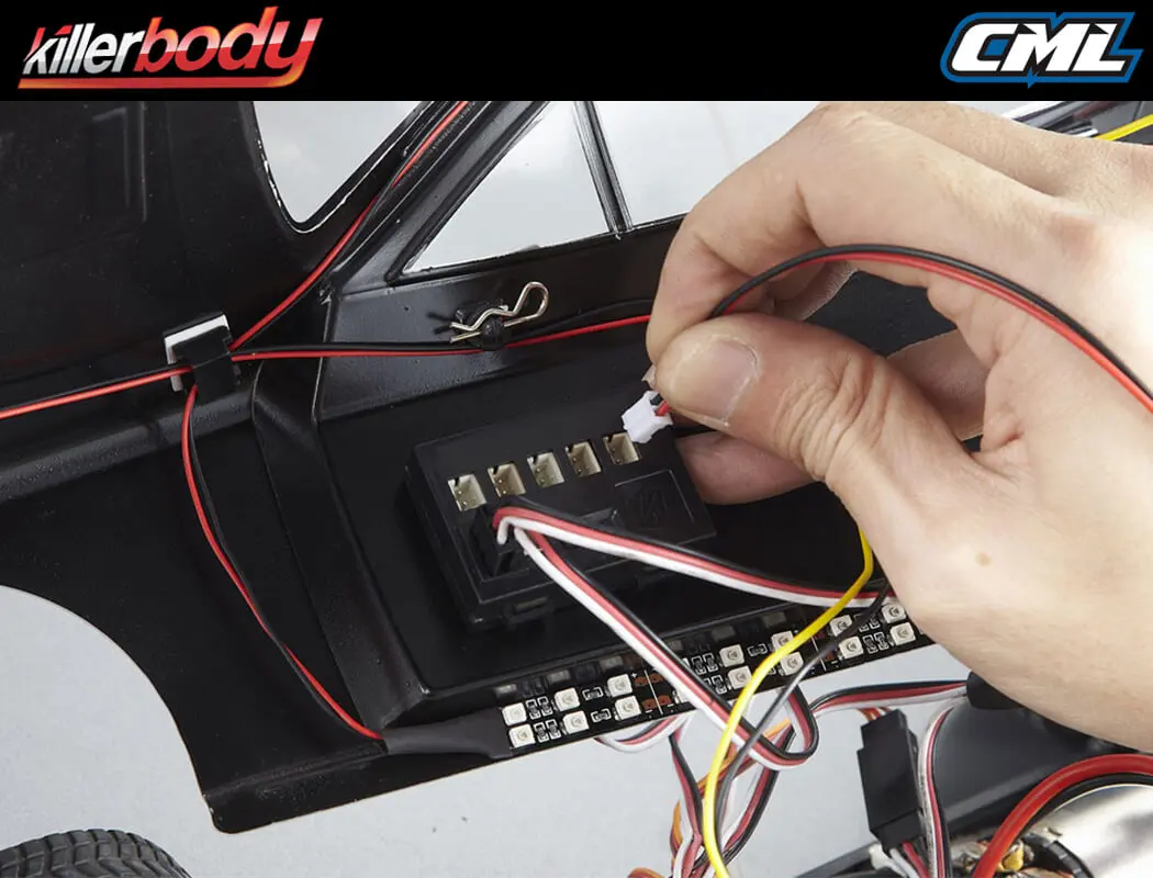 Killerbody Led Unit Set With Control Box (12 Leds/Dia:3m) – RC Cars