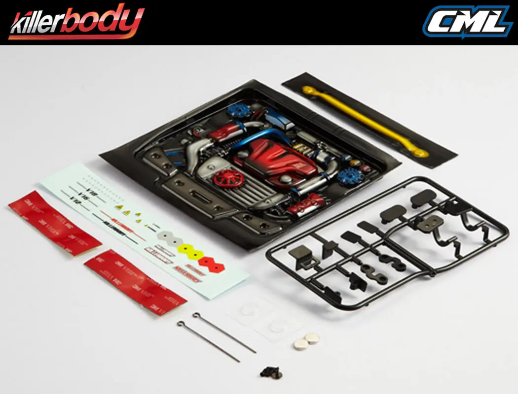 Killerbody Touring Car Engine Finished Type B – RC Cars
