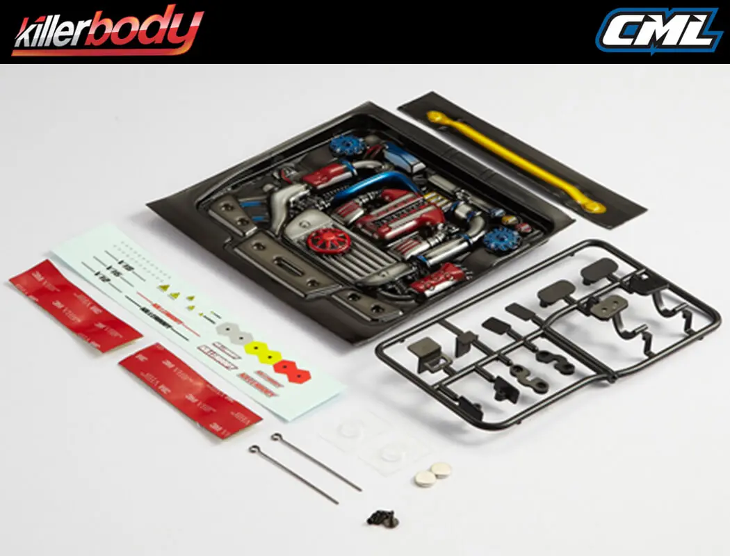 Killerbody Touring Car Engine Finished Type D – RC Cars