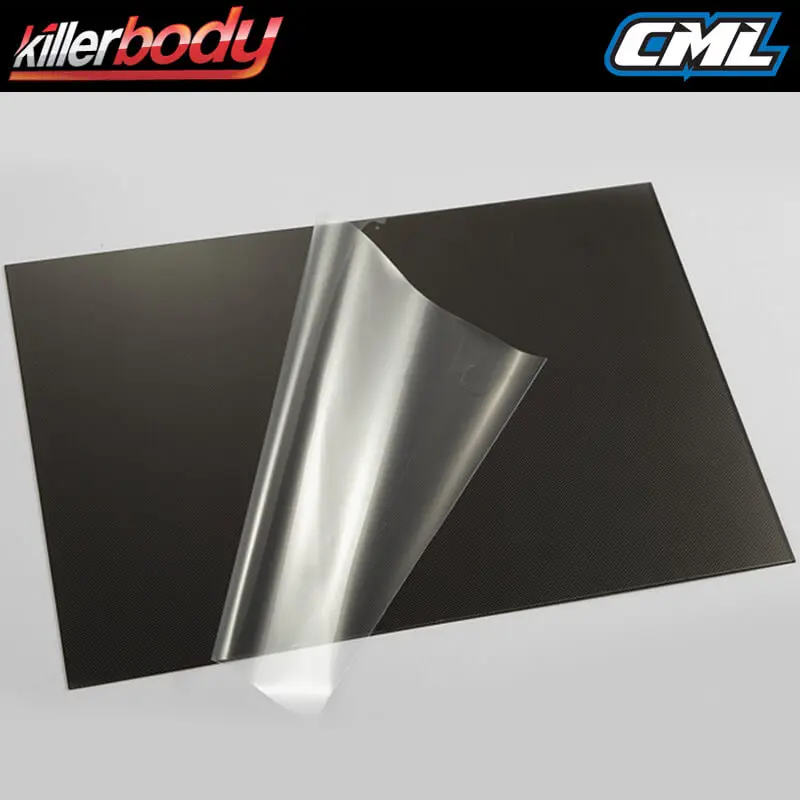 Killerbody Carbon Finish Lexan Sheet 203 X 305 X 0.5mm – RC Cars