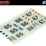 Killerbody Decal Sheet Lancia Beta Montecarlo (Num/Drivers) – RC Cars