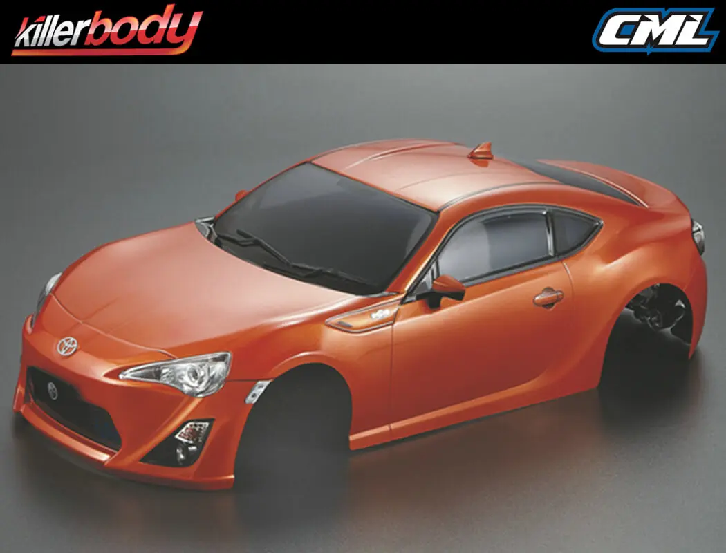Killerbody Toyota 86 190mm Finished Body Met-Orange – RC Cars