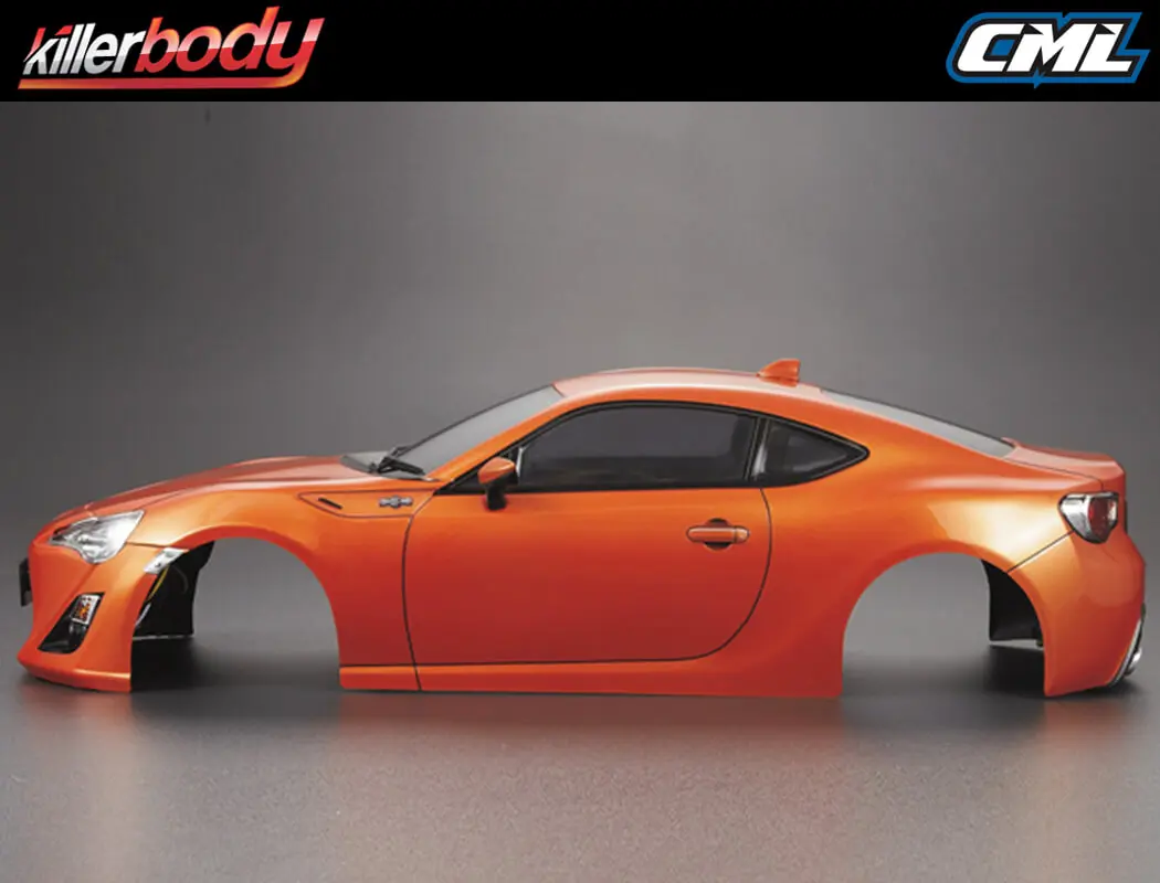 Killerbody Toyota 86 190mm Finished Body Met-Orange – RC Cars