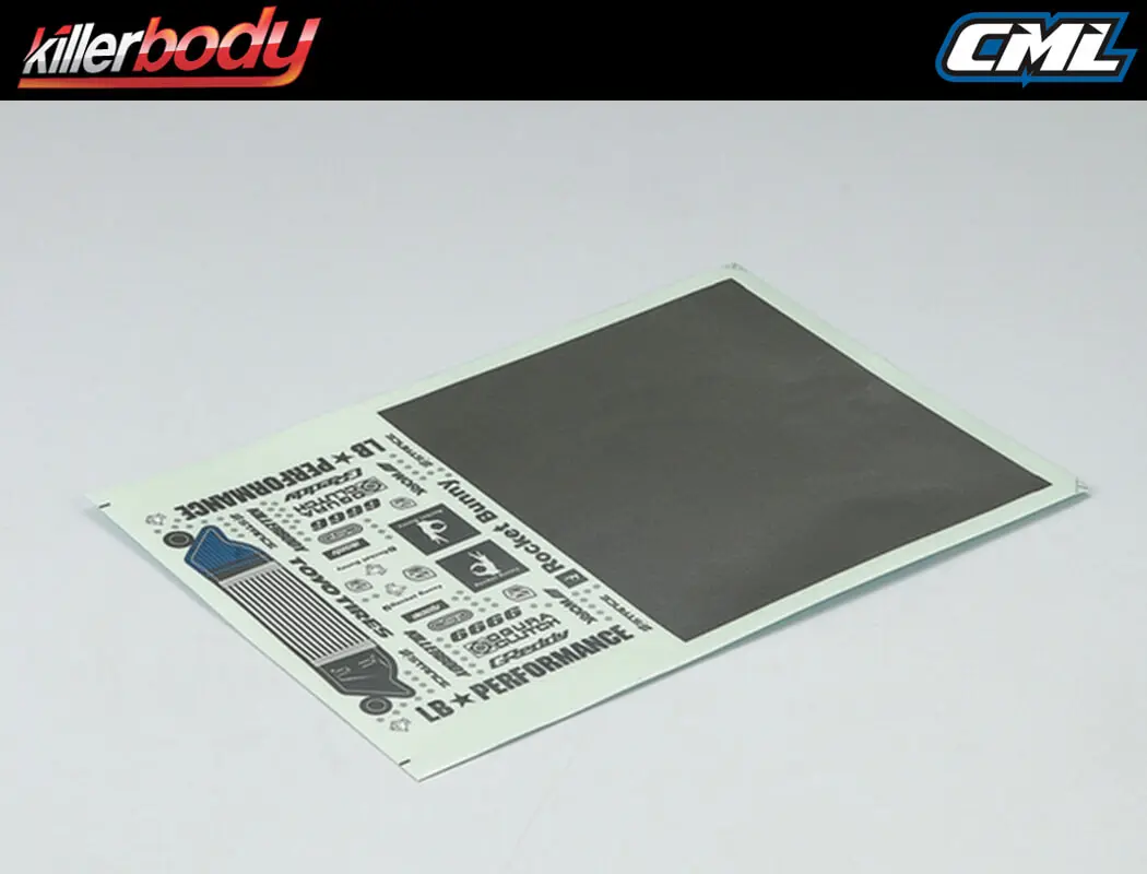 Killerbody Decal for Wide Body Full Kit no.1 - Toyota 86 & S – RC Cars