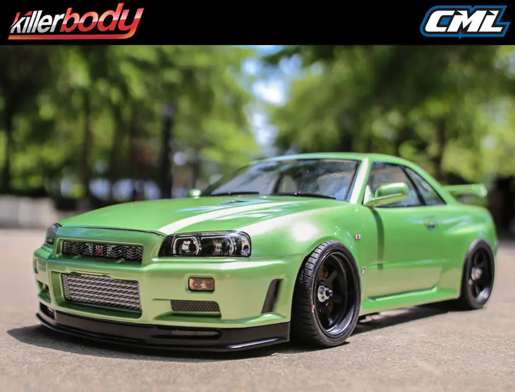 Killerbody Nissan Skyline R34 195mm Clear Body – RC Cars