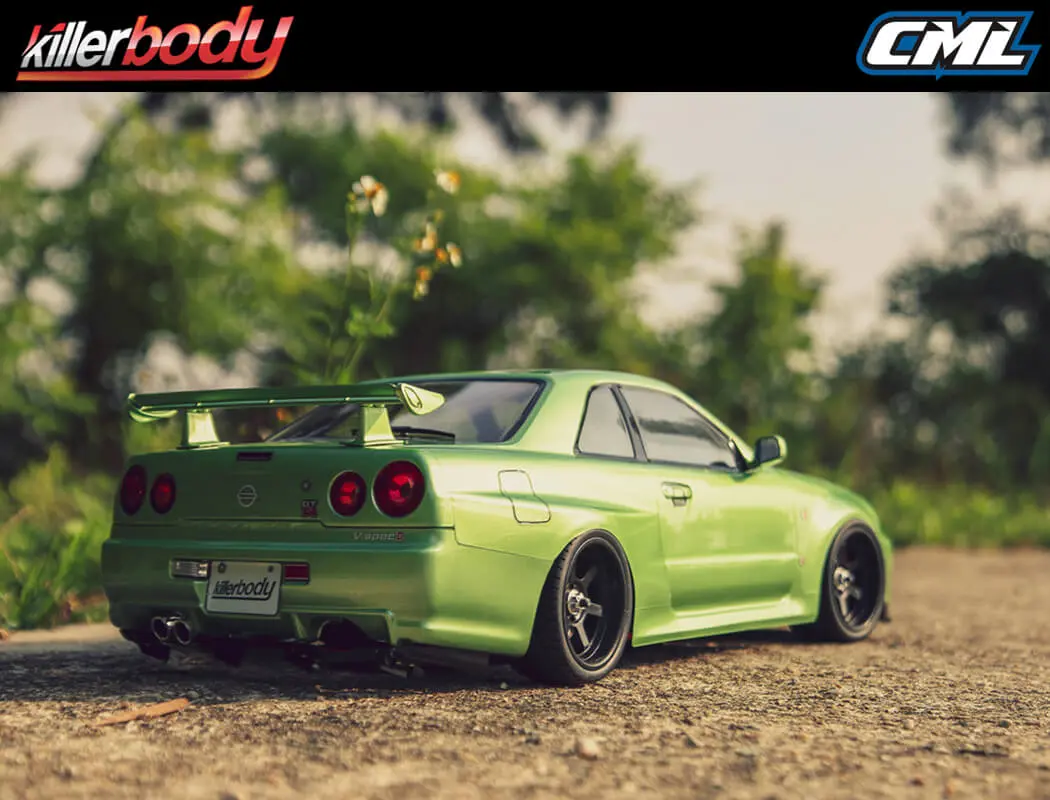 Killerbody Nissan Skyline R34 195mm Clear Body – RC Cars