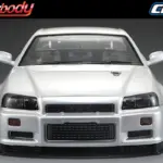 Killerbody Nissan Skyline R34 195mm Finished Body-White – RC Cars