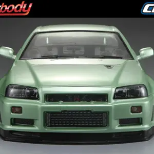 Killerbody Nissan Skyline R34 195mm Finished Body-Green – RC Cars
