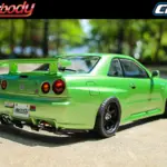 Killerbody Nissan Skyline R34 195mm Finished Body-Green – RC Cars