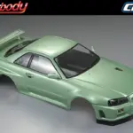 Killerbody Nissan Skyline R34 195mm Finished Body-Green – RC Cars