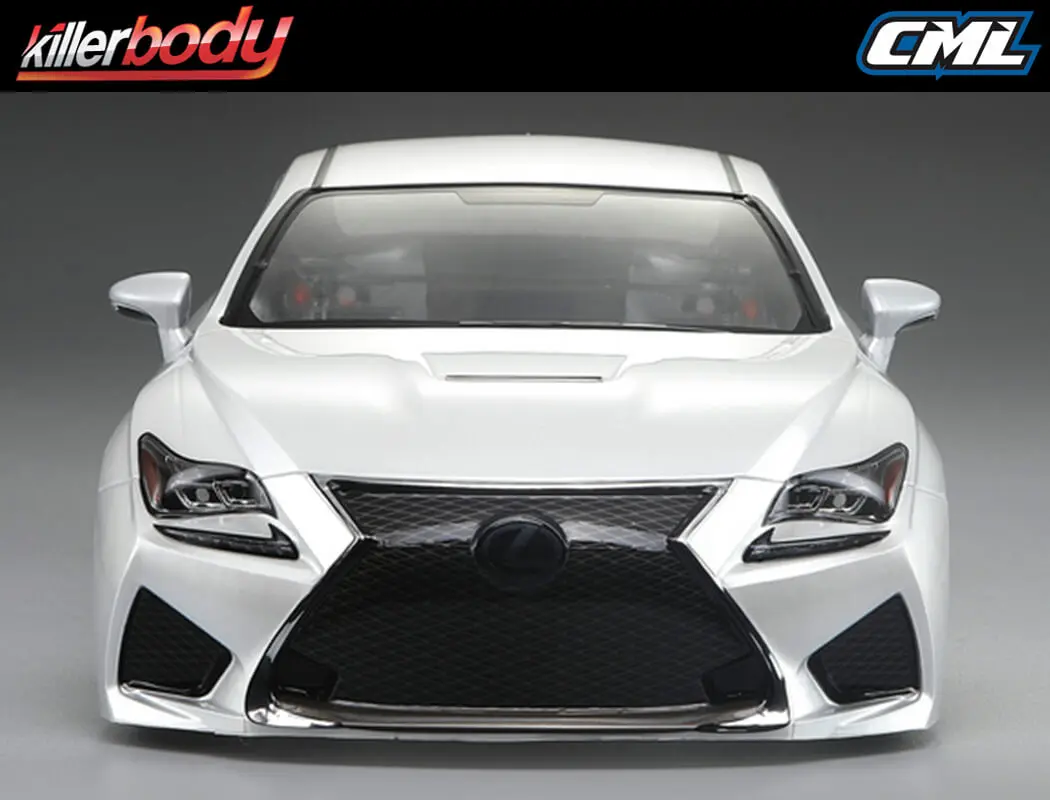 Killerbody Lexus Rc F 195mm Finished Body - Pearl White – RC Cars
