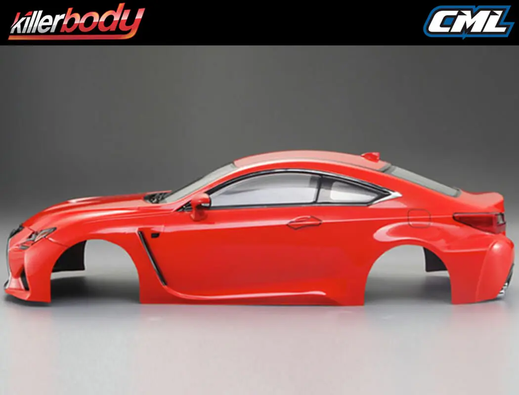 Killerbody Lexus Rc F 195mm Finished Body - Orange – RC Cars