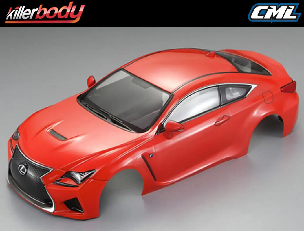 Killerbody Lexus Rc F 195mm Finished Body - Orange – RC Cars
