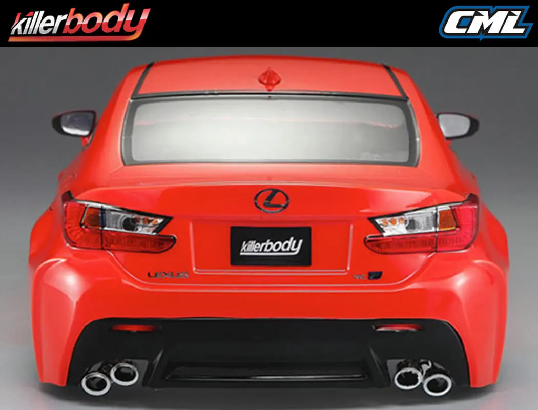 Killerbody Lexus Rc F 195mm Finished Body - Orange – RC Cars