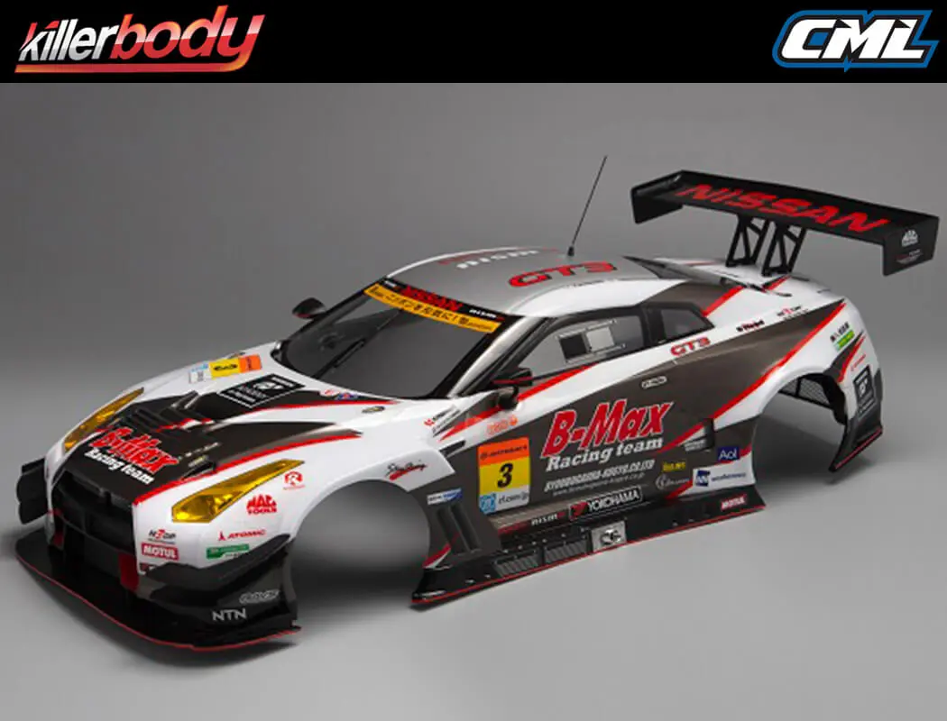 Killerbody B-Max NDDP Gt-R (Nismo Gt3) Finished Body Set – RC Cars