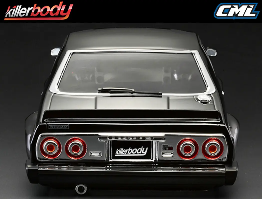 Killerbody Nissan Skyline 2000 Turbo Gt-Es 195mm Finish Black – RC Cars