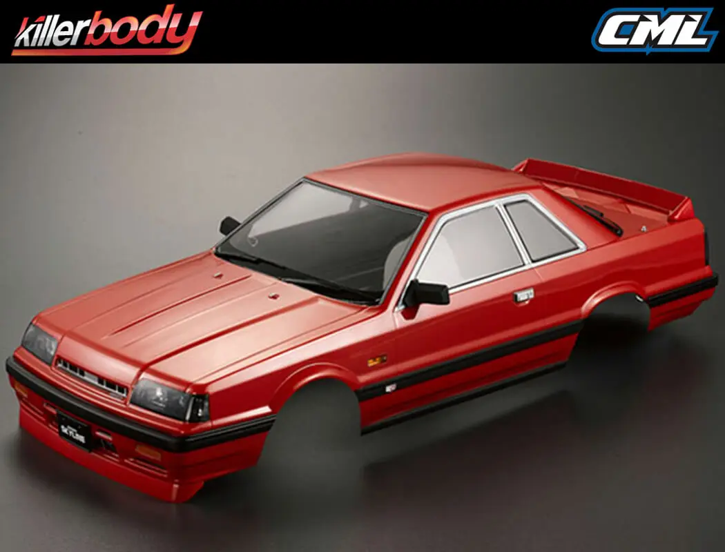 Killerbody Nissan Skyline R31 190mm Finished Body Red – RC Cars