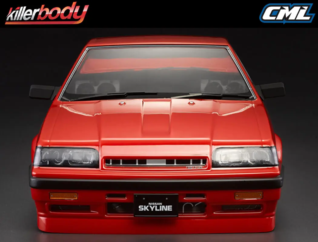 Killerbody Nissan Skyline R31 190mm Finished Body Red – RC Cars