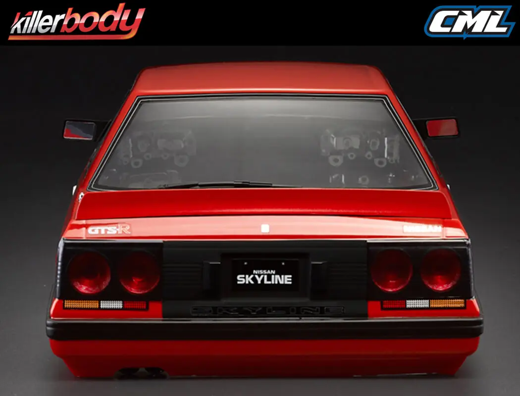 Killerbody Nissan Skyline R31 190mm Finished Body Red – RC Cars
