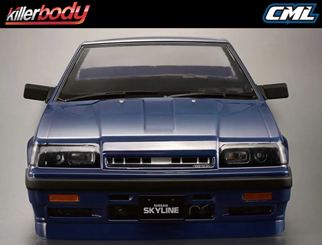 Killerbody Nissan Skyline R31 190mm Finished Body Blue – RC Cars