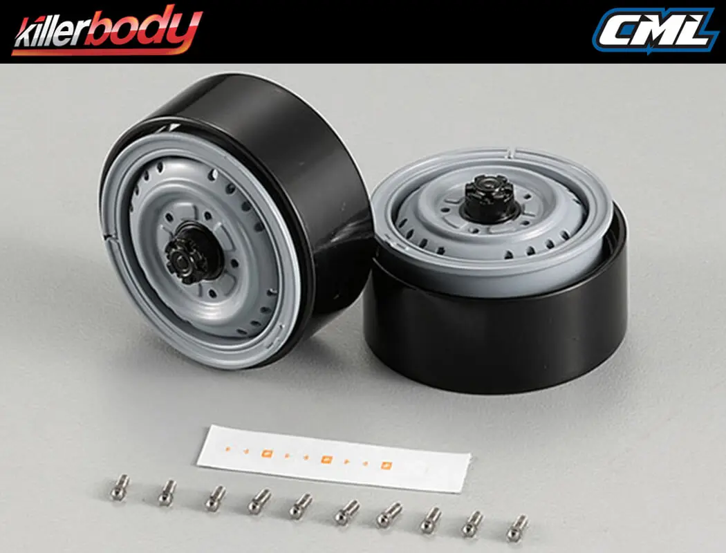 Killerbody Aluminium Wheel 1.68" (For Kb48691) – RC Cars