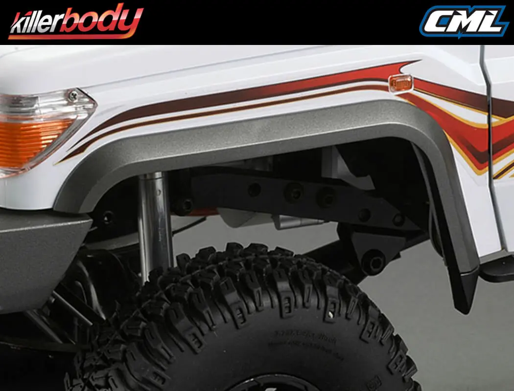 Killerbody Front Wheel Arches Scale (3.75" Tyre) for Kb48601 – RC Cars