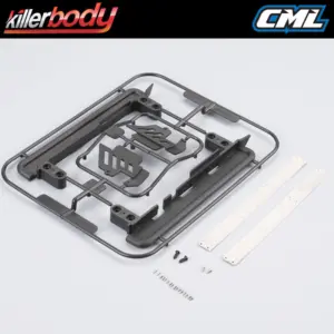 Killerbody R & L Pedal W/Antiskid Plate Stainless Steel & Plastic – RC Cars