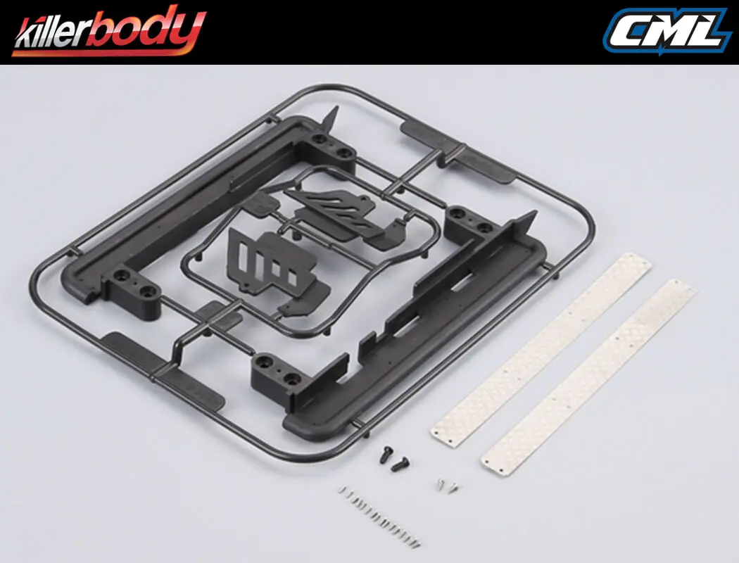 Killerbody R & L Pedal W/Antiskid Plate Stainless Steel & Plastic – RC Cars