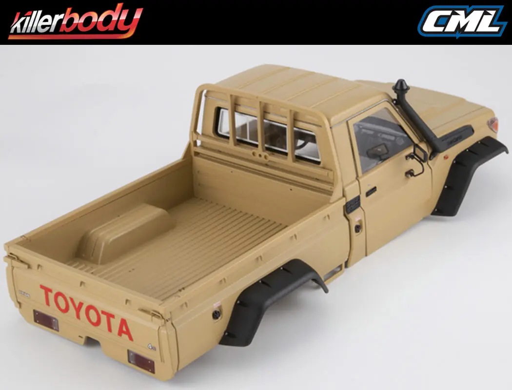 Killerbody Matte Desert Toyota Land Cruiser 70 Hardbody Kit (Trx-4) – RC Cars
