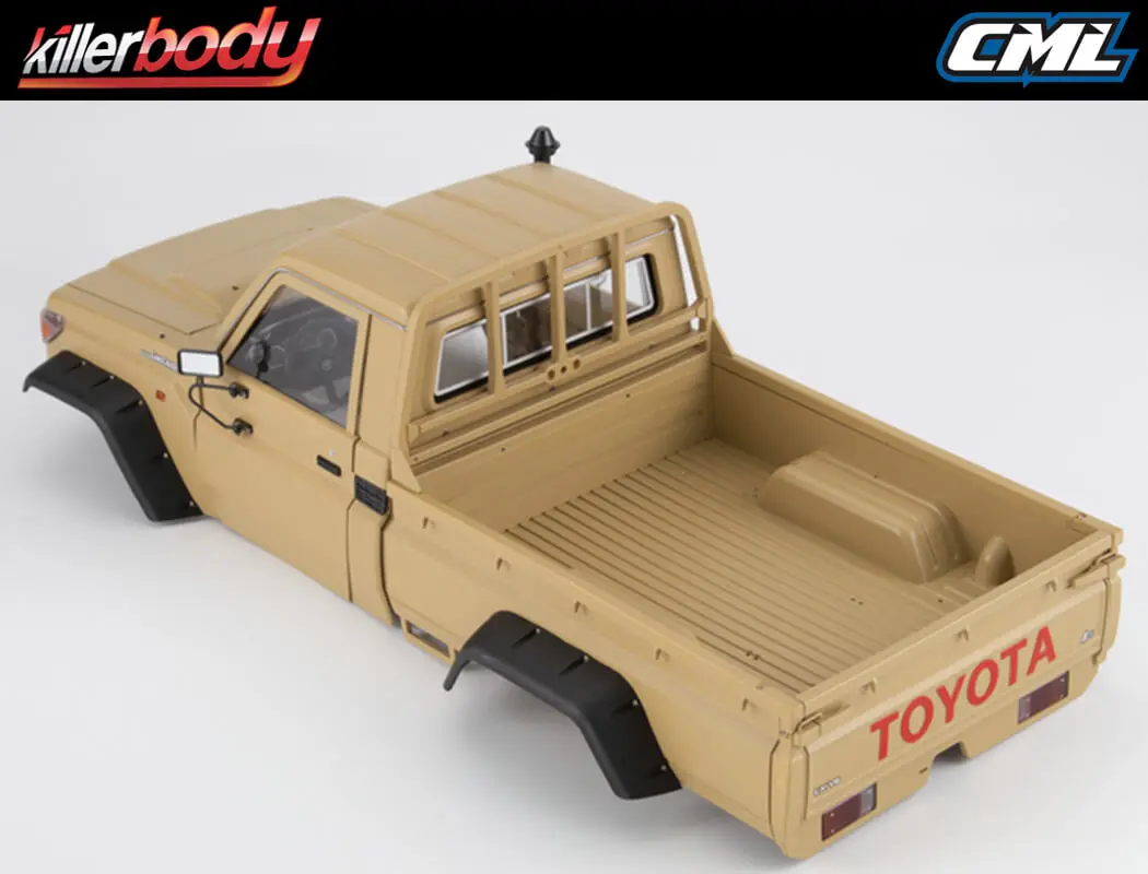 Killerbody Matte Desert Toyota Land Cruiser 70 Hardbody Kit (Trx-4) – RC Cars