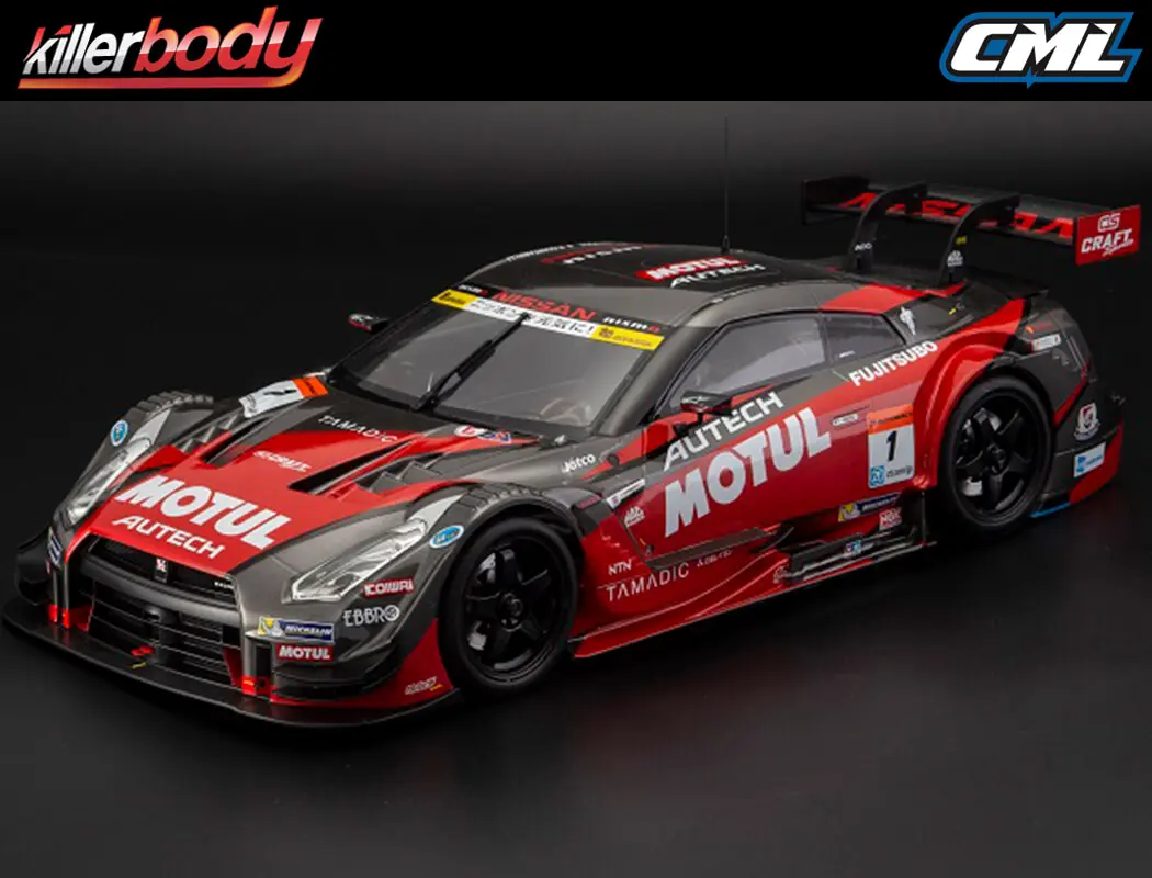 Killerbody Nissan Motul Autech Gt-R 2016 Clear Body Set – RC Cars