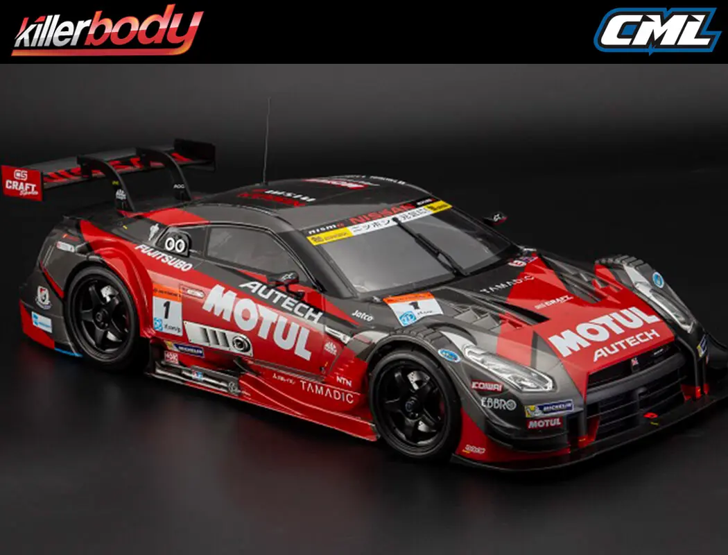 Killerbody Nissan Motul Autech Gt-R 2016 Clear Body Set – RC Cars
