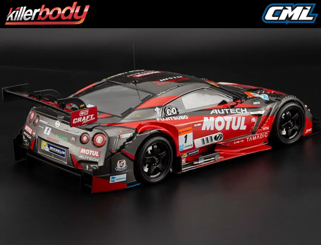 Killerbody Nissan Motul Autech Gt-R 2016 Clear Body Set – RC Cars