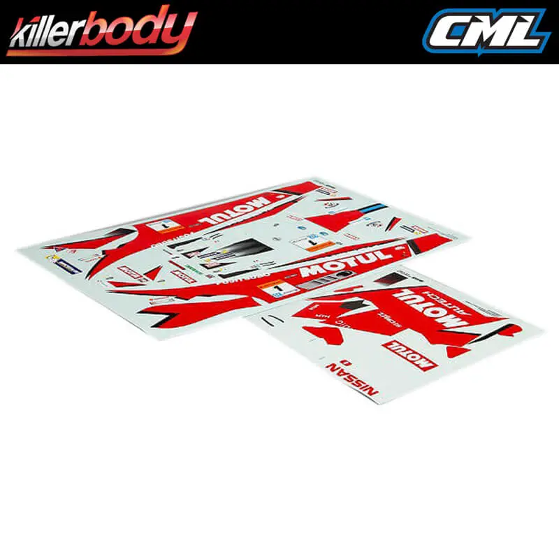 Killerbody Nissan Motul Autech Gt-R Decal Sheet – RC Cars