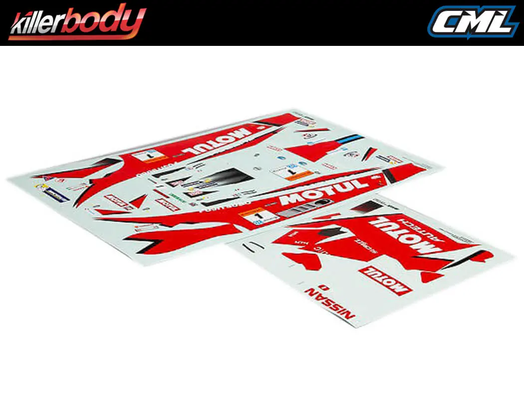 Killerbody Nissan Motul Autech Gt-R Decal Sheet – RC Cars