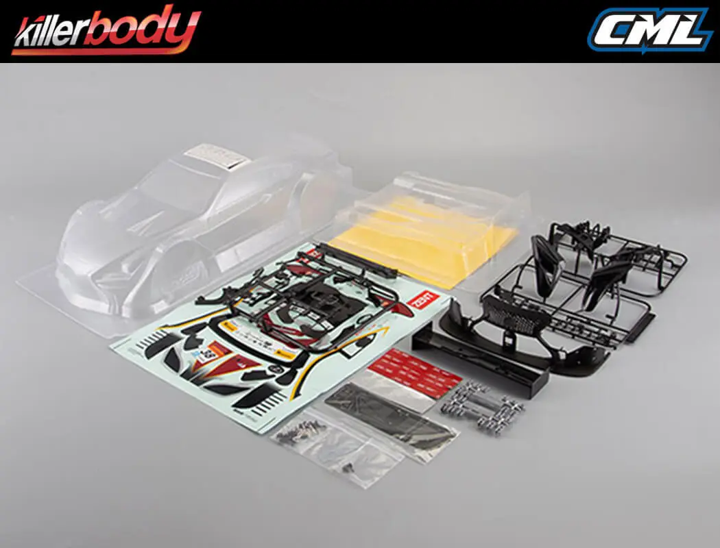 Killerbody Zent Cerumo Rc F Clear Bodyshell 1/10th – RC Cars