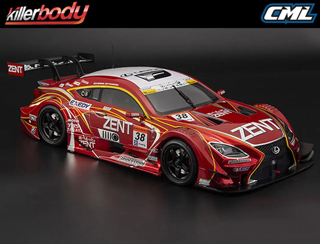 Killerbody Zent Cerumo Rc F Clear Bodyshell 1/10th – RC Cars