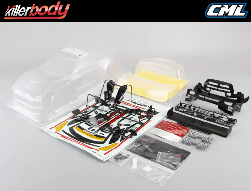 Killerbody Gainer Tanax Gt-R Nismo R35 Clear Body 1/10th – RC Cars