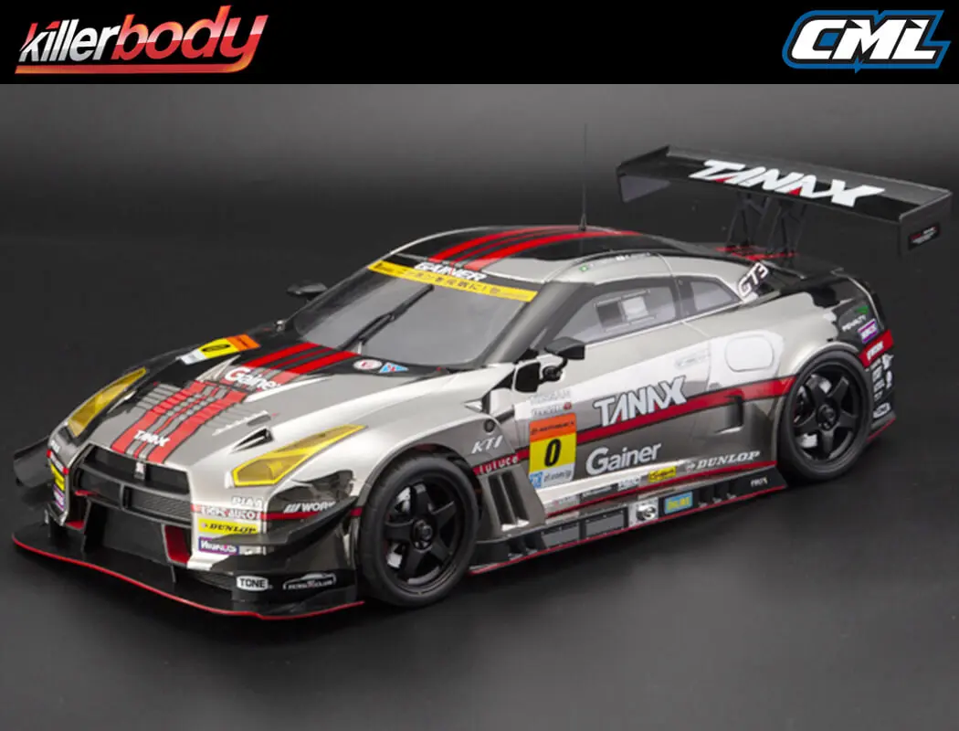Killerbody Gainer Tanax Gt-R Nismo R35 Clear Body 1/10th – RC Cars