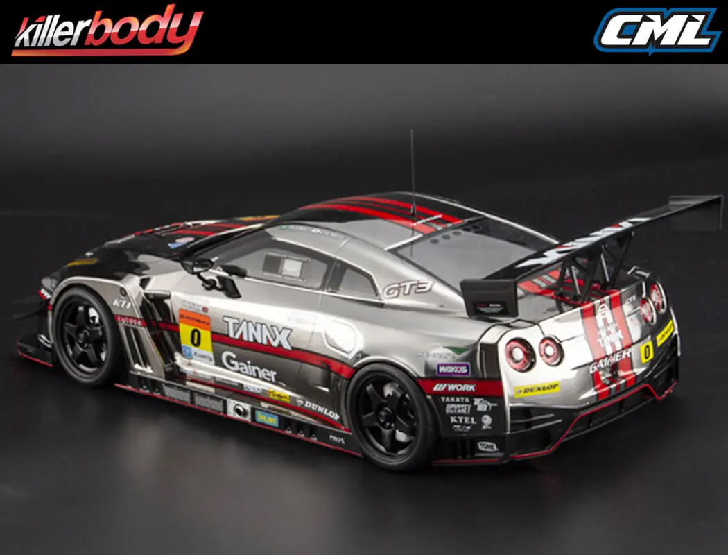 Killerbody Gainer Tanax Gt-R Nismo R35 Clear Body 1/10th – RC Cars