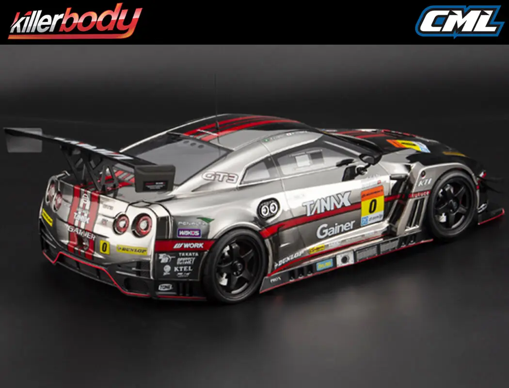 Killerbody Gainer Tanax Gt-R Nismo R35 Clear Body 1/10th – RC Cars