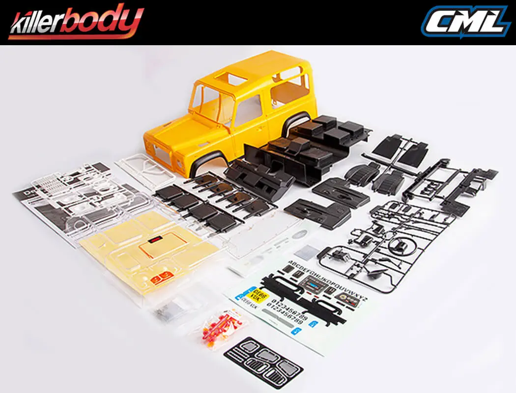Killerbody Lr90 Hardbody Set Painted Yellow – RC Cars