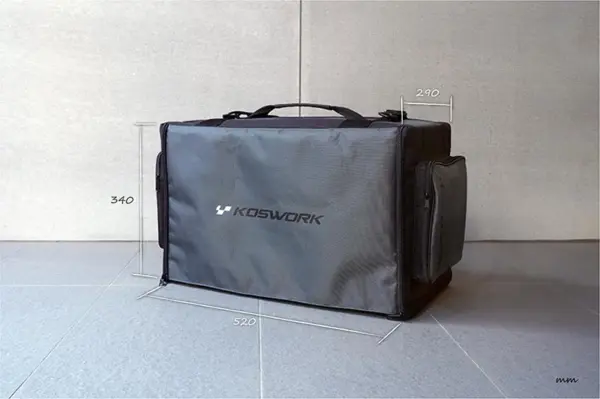 Koswork 1:10 Rc Compact 3 Drawer Bag (600x300x350mm) – view 9