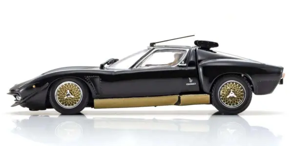 Kyosho 1:43 Lamborghini Miura SVR 1970 Black-Gold – view 4