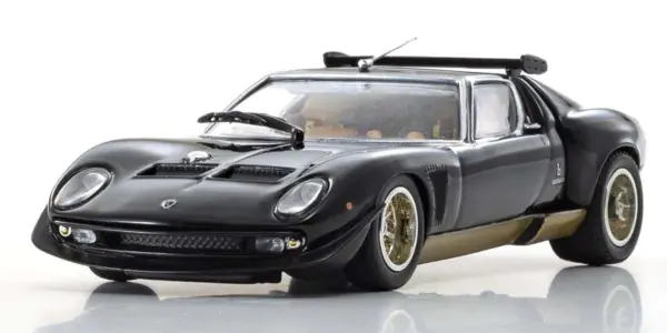 Kyosho 1:43 Lamborghini Miura SVR 1970 Black-Gold – view 7